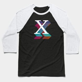 Letter X Baseball T-Shirt